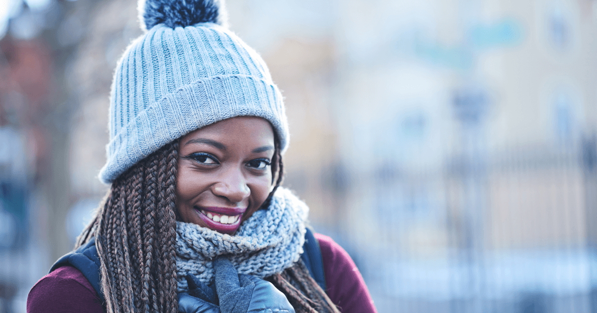 Winter hairstyle